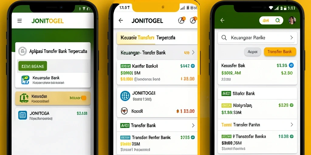 Tampilan antarmuka JONITOGEL yang sederhana dan efisien.
