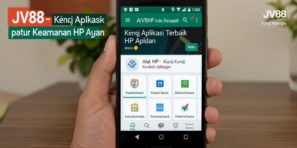 Tampilan antarmuka aplikasi JV88 yang memudahkan kunci aplikasi.