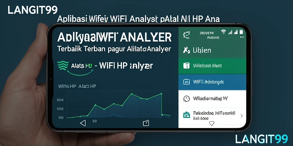 Antarmuka LANGIT99 yang menampilkan analisis WiFi yang informatif.