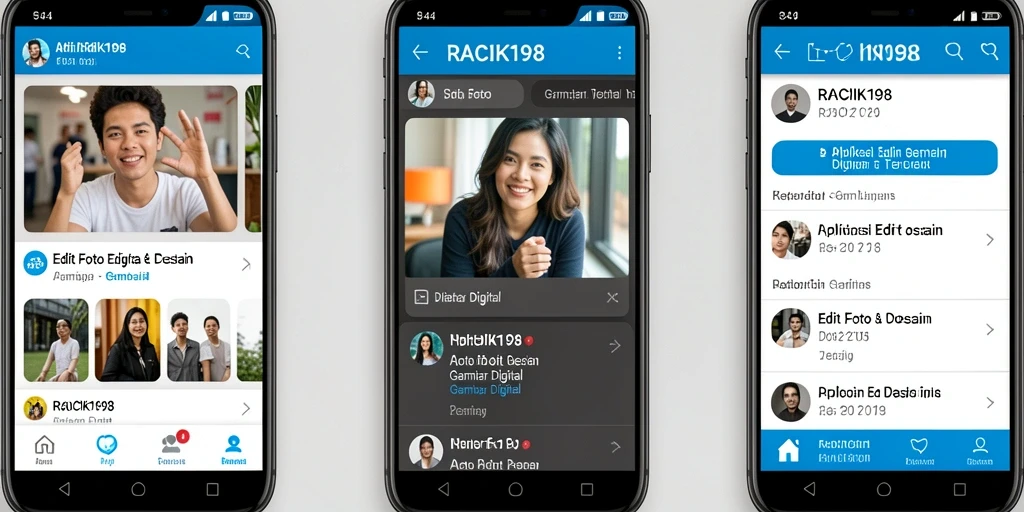 Tampilan antarmuka aplikasi RACIK198 yang menarik dan fungsional.