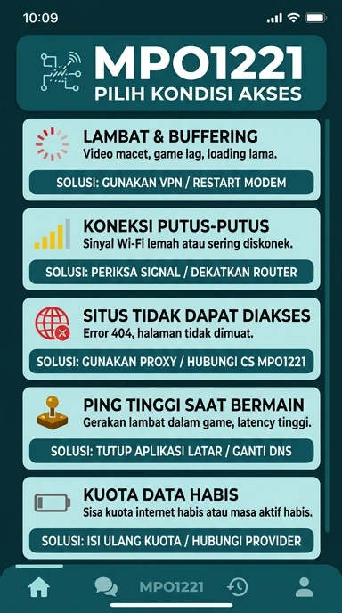 Laman Alternatif MPO1221 untuk Pengguna Android